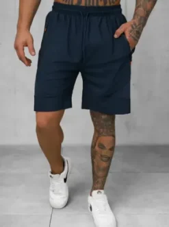 Spodenki sportowe męskie granatowe JS/12K1801/25^Ozonee Best