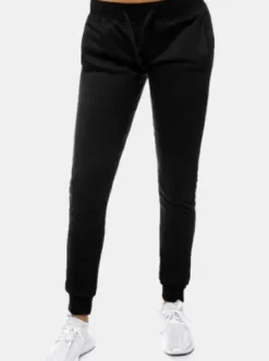 Spodnie dresowe damskie czarne JS/CK01^Ozonee New