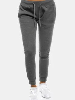 Spodnie dresowe damskie grafitowe JS/CK01^Ozonee New