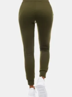 Spodnie dresowe damskie khaki JS/CK01^Ozonee Online