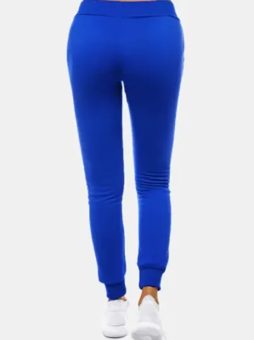 Spodnie dresowe damskie kobaltowe JS/CK01^Ozonee Discount