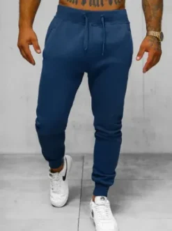 Spodnie dresowe męskie indygo JS/XW01/66Z^Ozonee Fashion