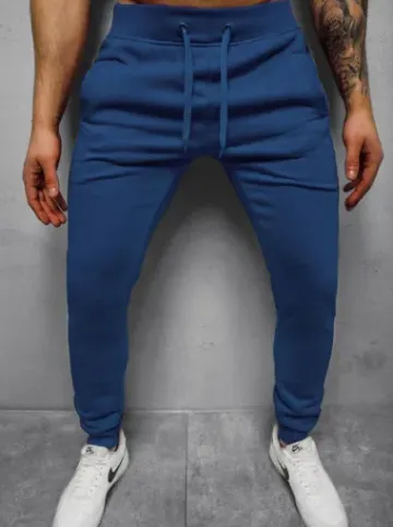 Spodnie dresowe męskie indygo JS/XW01/66^Ozonee Discount