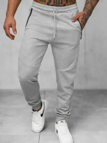 Spodnie dresowe męskie szare JS/15K1818/2^Ozonee Sale