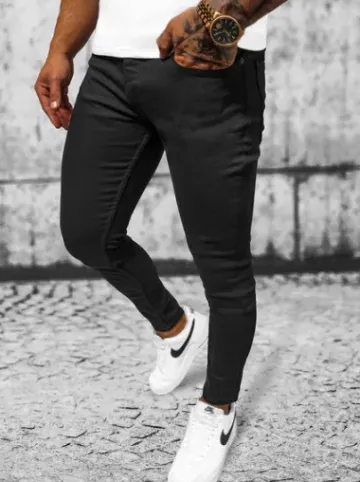 Spodnie jeansowe męskie czarne E/5348/02^Ozonee Clearance