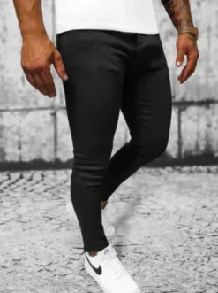 Spodnie jeansowe męskie czarne E/5348/02^Ozonee Clearance