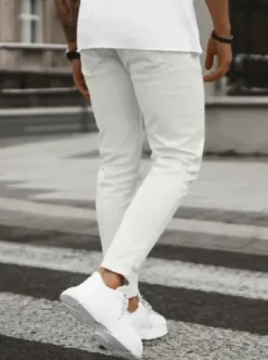 Spodnie jeansowe męskie ecru E/5171/01^Ozonee New