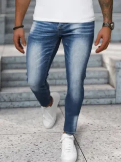 Spodnie jeansowe męskie niebieskie NB/MP0199BC^Ozonee Outlet