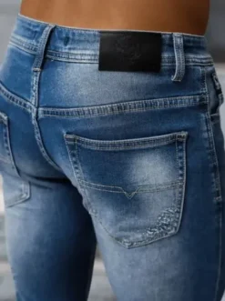 Spodnie jeansowe męskie niebieskie NB/MP0009BZ^Ozonee Clearance