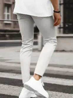 Spodnie jeansowe męskie szare E/5194/01^Ozonee Discount