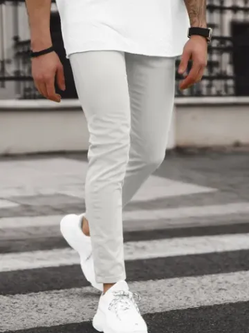 Spodnie jeansowe męskie szare E/5194/01^Ozonee Discount