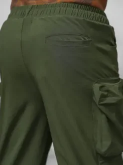 Spodnie męskie cargo wide leg khaki O/PS5528^Ozonee Best