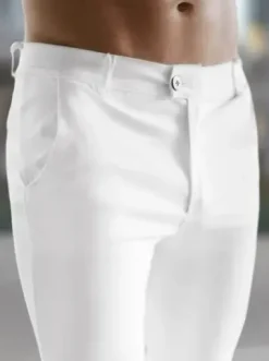 Spodnie męskie chino ecru O/P4049Z^Ozonee New