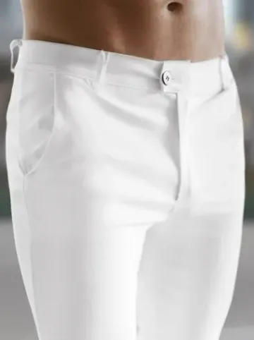 Spodnie męskie chino ecru O/P4049Z^Ozonee New