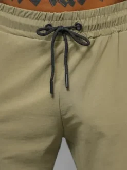 Spodnie męskie chino joggery ciemno-beżowe O/PS5519^Ozonee Online