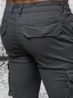 Spodnie męskie chino joggery grafitowe NB/MP0202GS^Ozonee Online