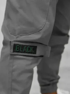 Spodnie męskie chino joggery szare O/G3014Z^Ozonee Fashion