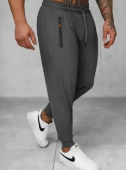 Spodnie sportowe męskie grafitowe JS/12K1805/5^Ozonee Discount