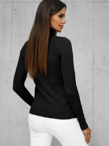 Sweter damski czarny JS/8009/9^Ozonee Outlet