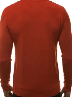 Sweter męski ciemny-camel TMK/YY01/10^Ozonee New