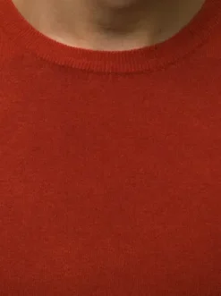 Sweter męski ciemny-camel TMK/YY01/10^Ozonee New