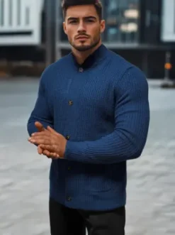 Sweter męski granatowy NB/MM6020/6Z^Ozonee New