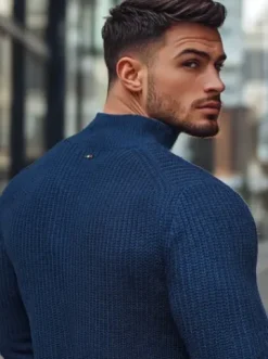 Sweter męski granatowy NB/MM6020/6Z^Ozonee New