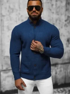Sweter męski granatowy NB/MM6020/6^Ozonee Online