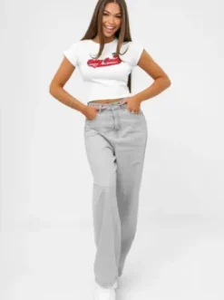 T-shirt damski biały JS/R62744^Ozonee Fashion