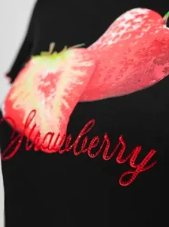 T-shirt damski czarny JS/R62639^Ozonee Clearance