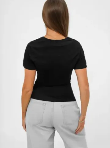 T-shirt damski czarny JS/96T678/3^Ozonee Fashion