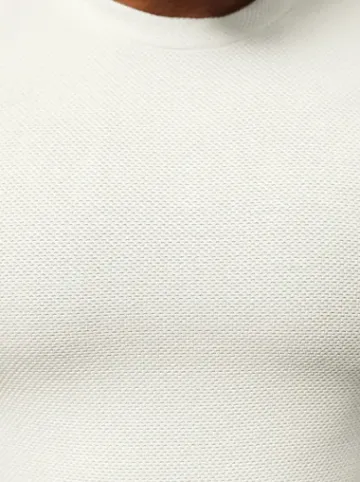 T-Shirt męski biały O/P1131^Ozonee Best