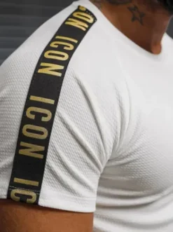 T-shirt męski biały O/T7571^Ozonee Best