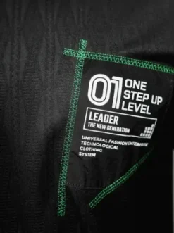 T-shirt męski czarny O/3C333^Ozonee Clearance