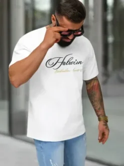 T-shirt męski loose fit biały O/YN2/632^Ozonee Sale