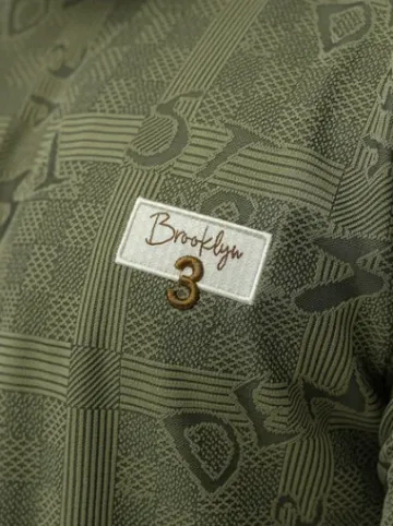 T-shirt męski regular fit khaki O/QQ1568^Ozonee Best