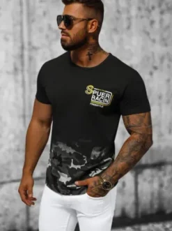T-Shirt męski szary JS/S985/2Z^Ozonee Discount